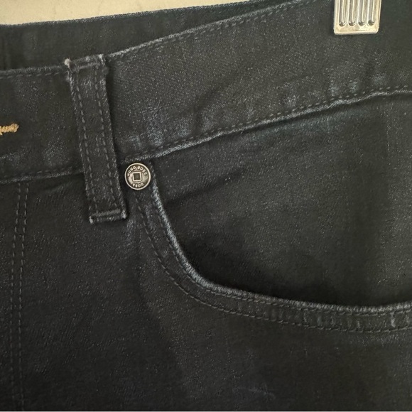 BOSS HUGO BOSS Regular Fit Straight Leg Dark Wash Stretch Jeans Maine 1 32x32 - Picture 8 of 15